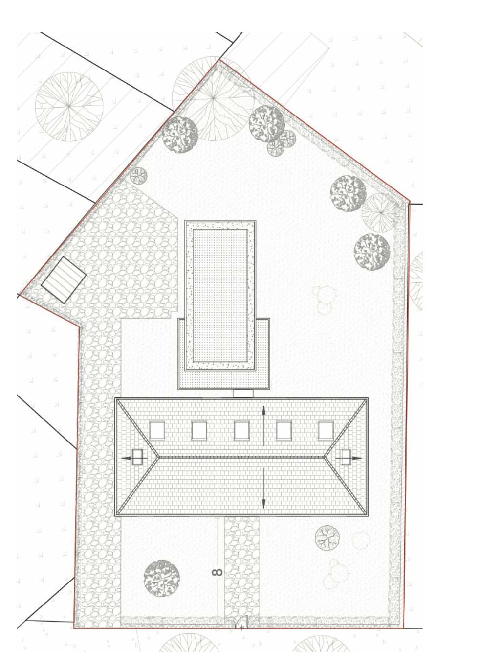 Plan de toiture de la maison coignet